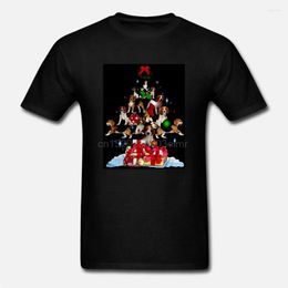 Men's T Shirts Men Shirt Beagle Christmas Tree Women T-shirt