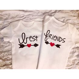 Family Matching Outfits Best Friends Matching Bodysuit Funny Twin Outfit Baby Bodysuit Baby Shower Gift Twins G220519