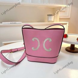 5A Bucket Bag For Women Designer Large Capacity Crossbody Luxurys Handbags Fashion Shopping Handbag Totes Pink Shoulder Purses 230518