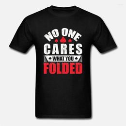 Men's T Shirts Men Shirt The Latest Fashion Folded Poker Themed Material T-shirt Novelty Tshirt Women