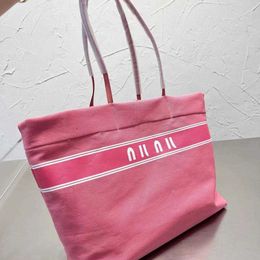 Canvas light large capacity bag Women's new fashion mother travel one shoulder handbag shopping Tote 230519