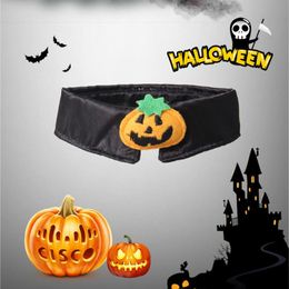 Cat Collars & Leads Dog Necklace Halloween Adjustable Strap Pumpkin Collar Elastic Bowtie Accessory Buckle Pet Supplies