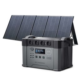 ALLPOWERS S2000 Solar Generator 1500Wh / 2000W with 400W Portable Solar Panel Portable Power Station for Home Backup Outdoors