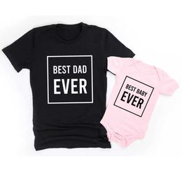 Family Matching Outfits Dad and my shirt match Dad's shirt Dad's best ever Dad's best ever baby First Father's Day shirt First Father's Day shirt G220519