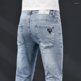 Men's Jeans Skinny Men 2023 Spring Stretch Fashion Casual Slim Fit Denim Trousers Blue Pants Male Brand Clothes 27-36