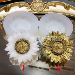 Baking Moulds Sunflower Silicone Mould Gypsum Fondant Chocolate DIY Mould Resin Moulds 17-456