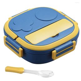 Dinnerware Sets Lunch Box Portable 304 Stainless Steel Thermal For Kids Baby Child Student Outdoor Camping Picnic Container Bento