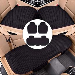 Car Seat Covers Set Of 3 Cushions Non-Slip Breathable Back Cushion Universal For Front