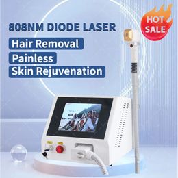 2000W 808nm 755 1064 Diodenlaser-Haarentfernung Permanenter Alexandrit-Kühlkopf Schmerzloser Laser-Epilierer