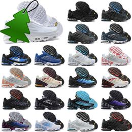 Sandals Sandal With Box Air Tuned Tn Plus 3 Running Shoes for Mens Women Top Triple White Laser Blue Black Red Obsidian Authentic Tns Sports Designer Sneakers Train