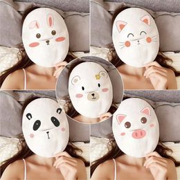 Shrink Pores Moisturising Coral Fleece Cold Compress Facial Mask Cover Face Towel Hot Towel Facial SPA Face Mask
