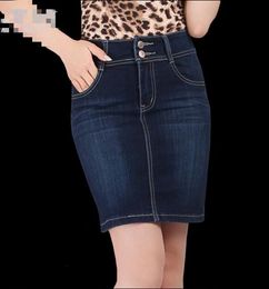 Capris new spring and autumn fashion casual brand plus size stretch denim jeans skirt for female women girls