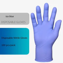 Quality Disposable Latex Gloves Disposable Gloves 50 pairs/pack Protective Nitrile Gloves Factory Salon Household Cleanning Glove factory outlet