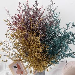 Decorative Flowers 30-40cm Natural Crystal Grass Eternal Life Real Forever Dried Lover Flower Arrangement For Home Wedding Decoration