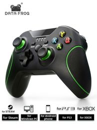 Game Controllers Joysticks Data Frog 24GHz Wireless Gamepad Joystick Control For Dual Vibration Controller PCPS3Steam XBox 230518