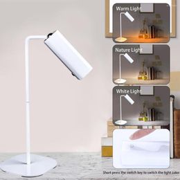 Table Lamps Eye-Caring Night Light Touch Reading LED Desk Lamp Rechargeable Rotatable Home Study College