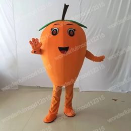 Performance Orange Mascot Costumes Carnival Hallowen Gifts Unisex Adults Fancy Party Games Outfit Holiday Outdoor Advertising Outfit Suit