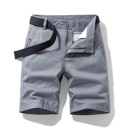 Men's Shorts Pure Cotton Summer Mens Cargo Shorts Boys Casual Pocket Streetwear Plus Size Male Long Bermuda Z129 230519
