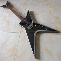 Wash Dime Stealth Dimebag Metallic Silver Electric Guitar FR Tremolo Bridge Black Hardware Grover Tuners
