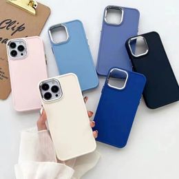 Shockproof Matte iPhone Cases For iPhone 13 12 11 Pro Max XR X XsMax 6 7 8 Plus 13proMax case Translucent Bumper PC Hard Back Cover Wholesale