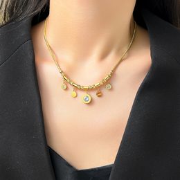 Classic Design Evil Eye Pendant Necklace Bracelet Stainless Steel Chain Jewellery for Gift