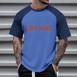 Men's T Shirts Dark Transfer Paper For Shirt Men Fashion Men's Small Print Colour Spring And Summer Athletic Compression