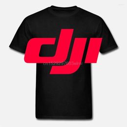 Men's T Shirts DJI Professional Pilot Drone - Custom Black T-Shirt Fashion Crew Neck Short Sleeves Cotton Tops Clothing