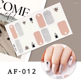 Nail Stickers Sliver Shiny High Quality Manicure Decals For Women Full Cover Nails Decoration Accept Drop Ship