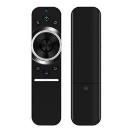 W1S Air Mouse Remote 2.4g Wireless مع التحكم الصوتي IR التعلم الجيروسكوب لنظام Android MAC Linux OS لجهاز الكمبيوتر المحمول مربع TV Box PC