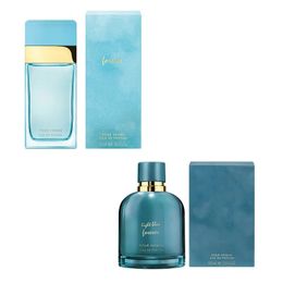 Parfum Designer Cologne Perfumes Fragrances for Women Perfume Man Spray 100ml Light Blue Forever Woody Floral Notes Highest