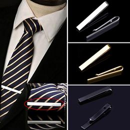 Classic Men Tie Pin Clips of Casual Style Tie Clip Fashion Jewellery Exquisite Wedding Tie Bar Golden Colour