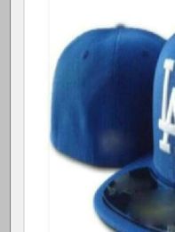 Los Angeles Baseball Team Full Closed Caps Summer SOX LA NY letter gorras bones Men Women Casual Outdoor Sport Flat Fitted Hats Chapeau Cap Size casquett A21