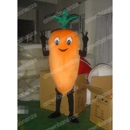 Simulation Carrot Mascot Costumes Cartoon Carnival Unisex Adults Outfit Birthday Party Halloween Christmas Outdoor Outfit Suit