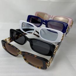 Designer BB Sunglasses Fashion Small Rectangle Bb Sun Glasses Women Men Brand Design Ladies Skinny Outdoor Shopping Shade Retro