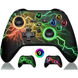 Game Controllers Joysticks RGB Wireless Controller For SwitchSwitch OLEDSwitch LiteAndroid with Programmable Keys Wired Gamepad PC 230518