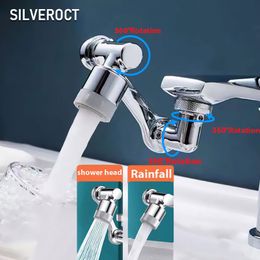 Other Faucets Showers Accs 1080°Rotatable Faucet Spray Head Wash Basin Kitchen Tap Extender Adapter Universal Splash Filter Nozzle Flexible Faucets Sprayer 230518