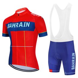2023 Team Men Set Bike Clothing Breathable Bicycle Wear/Short Sleeve Cycling Jersey +Bib Sets P230522