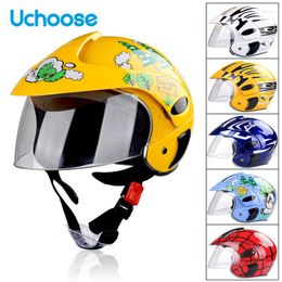 Motorcycle Helmets Uchoose For Kids Helmet Safety Protection Children's 3-9 Years Old Children Off-Road Outdoor Sports