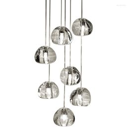 Pendant Lamps G4 LED Crystal Chandelier Lighting Cristal Cherry Meteor Shower Lamp Living Dining Room Staircase El Large Hanging Light