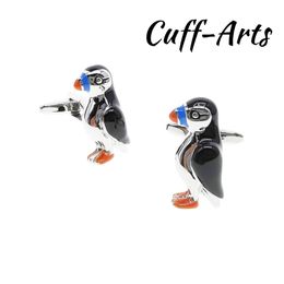 Puffin Bird Cufflinks Gifts for Men by Cuffarts C10633