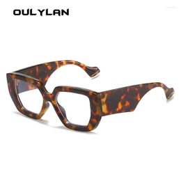 Sunglasses Frames Oulylan Blue Light Blocking Glasses Frame For Women Classic Oversized Eyeglasses Men Computer Game Spectacles