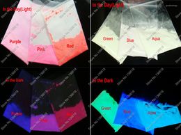 Nail Glitter 60gram( 6Colors) X Luminous Mixed Colour Glow In The Dark Poluminescent Fluorescent Phosphor Dust Powder Pigment