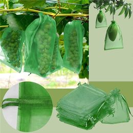 Other Garden Supplies 100PCS Fruit Protection Bags Garden Grapes Mesh Bag Agricultural Orchard Anti-Bird Netting Cover Vegetable Strawberry Grow Bags G230519