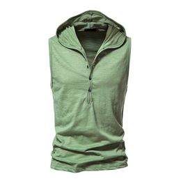 Women's TShirt Men Gym Clothing Mens Causal Basic Hooded Tank Top Sleeveless Vest Sweatshirt Fitness Workout Sportswear Tops Male 23519