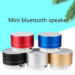 Mini Portable Speakers A10 Bluetooth Speaker Wireless Handsfree with FM TF Card Slot LED Audio Player for MP3 Tablet PC in Box G0519