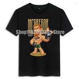 Мужские рубашки боя MMA Clothing Connor McGregor Tattood футболка мужская тренировка для бокса с коротким рукавом. Случайные уличные парни подарок лучшие мужчины