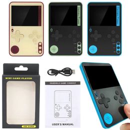 2.4 inch K10 Ultra Thin Handheld Game Console Classic Retro Video Games Built-in 500 Games Mini Portable Game Player Pocket Console Colourful LCD Display For Kids Adults