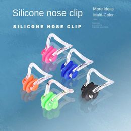Nose clip Soft Sile Nose Clip Comfortable Skin Reusable Care Nose Clip Children's Swimming Equipment P230519
