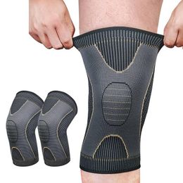 Knee Pads Elbow & 1 Pair Sports Brace Nylon Compression Pad Strap Leg Sleeves Support For Running Workout Gym Hiking Cycling