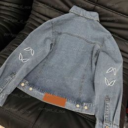 Kadınlar Plus Boyutu Dış Giyim Palto Tasarımcısı Mavi Kadınlar Denim Ceket Bahar Sonbahar Uzun Kollu Ceket Moda Sokak Stil Ceketleri U7HD